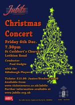 Christmas Concert : 6th December at St Cuthbert's